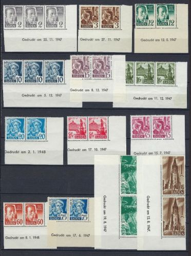 Baden Mi 1-13 Br u**