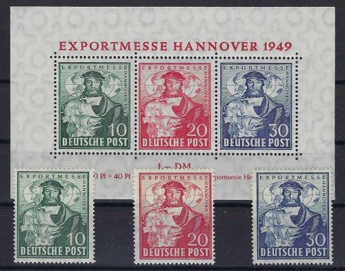 Bizone Block 1 a ** + 103 - 105 aI **