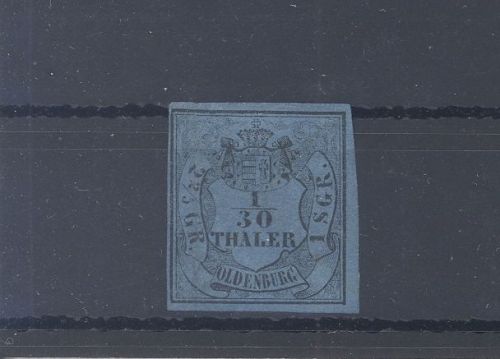 Oldenburg Michel Nummer 2, 1-30 Thaler Freimarke 1852 ungebraucht *