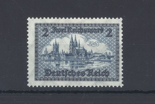 Dt. Reich Michel Nummer 440, 2 RM Freimarke 1930 **