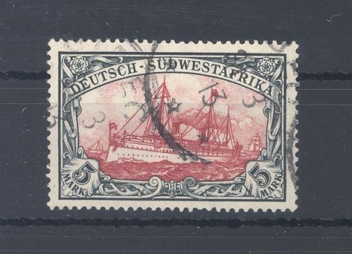 Dt. Kolonien DSWA Michel Nummer 32, 5 Mark 1906 gestempelt