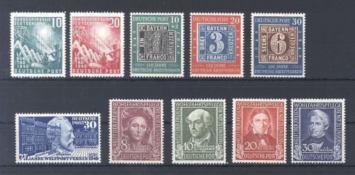 Bund Michel Nummer 111-20, Jahrgang 1949 **