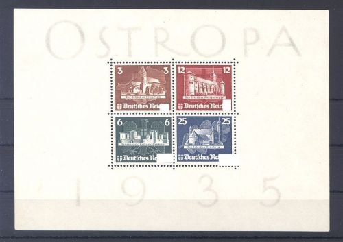 Dt. Reich Block 3, Ostropa Block ungebraucht (*)