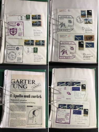 Apollo 11, 12, 13, 14, 15, 16, Sammlung Raumfahrt-Missionen