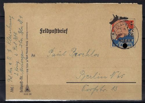 Feldpost-Spottbrief „Winston Churchill“ Wert keinen Pfennig,
