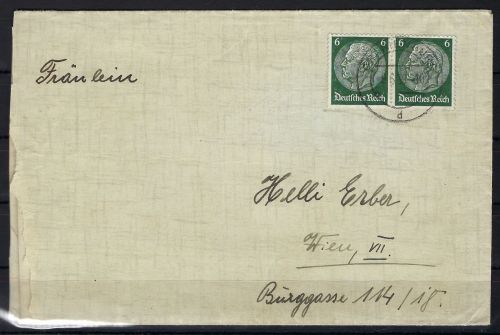 Feldpost KZ-Sachsenhausen 1939, SS-Totenkopf, mit Inhalt