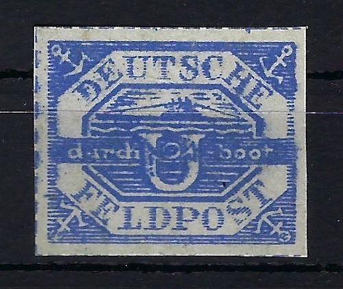 U-Boot Ela, feldpostmarke Mi 13 a (*) geprüft Pickenpack BPP, Mängel