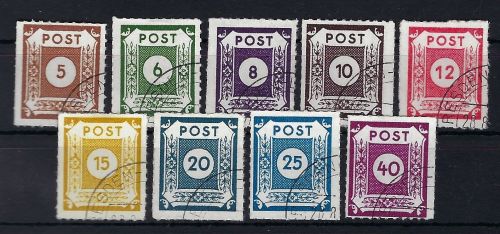 Ost Sachsen Postmeistertrennung Mi 42 - 50 G gep. Findeisen BPP