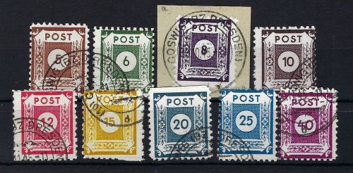 Ost Sachsen Postmeistertrennung Mi 42 DI - 50 DI ° gep. Ströh BPP