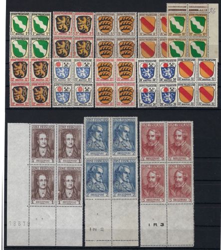 Fr. Zone Allg. Ausgaben Mi 1 - 13 VB-Satz postfrisch