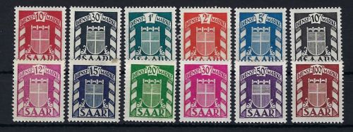 Saar Dienstmarken, Mi 33 - 34 ** in Luxus Qualität