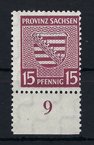 Provinz Sachsen Mi 80 Xa ** gepr. Stroh BPP