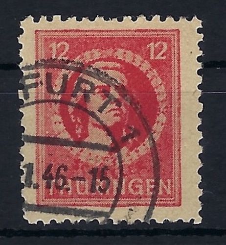 Thüringen Mi 97 AX bat ° gep. Jach BPP