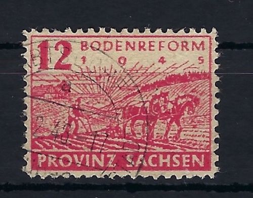 Provinz Sachsen Mi 86 ya A ° gepr. Stroh BPP