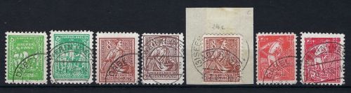 M. Vorpommern Mi 23-25 ° in allen Farbvarianten, alles ge. BPP