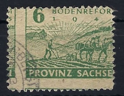 Provinz Sachsen Mi 85 xa A ° gepr. Stroh BPP