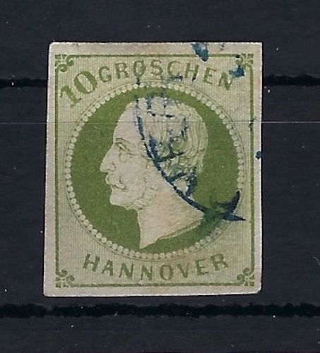 Hannover, Mi 18 ° signiert Grobe, vollrandig, ME 1.700€