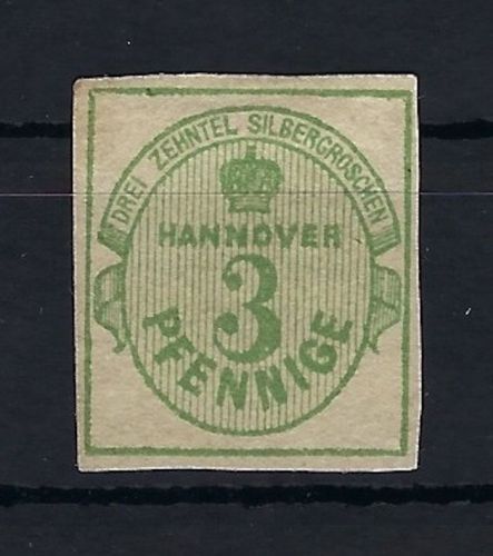 Hannover, Mi 20 * Erstfalz, einwandfrei, sig. Grobe, ME 450€