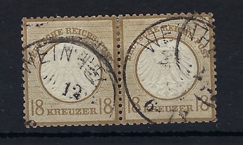 DR Brustschilde, M 11 Paar gestempelt, einwandfrei, sign., ME 1.500€