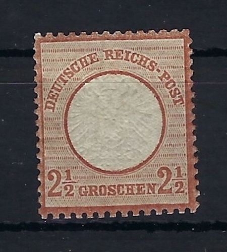 DR Brustschilde, Mi 21 a mit Neugummi, Bewertung als (*), ME 1.000€