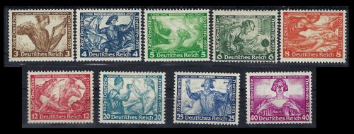 C) DR Wagnersatz, Mi 499-507 A**, teils gep.. Schlegel BPP, ME 3.000€