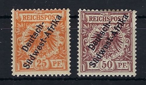 DSWA Mi 1a - II * mit Originalgummierung, ME 560€