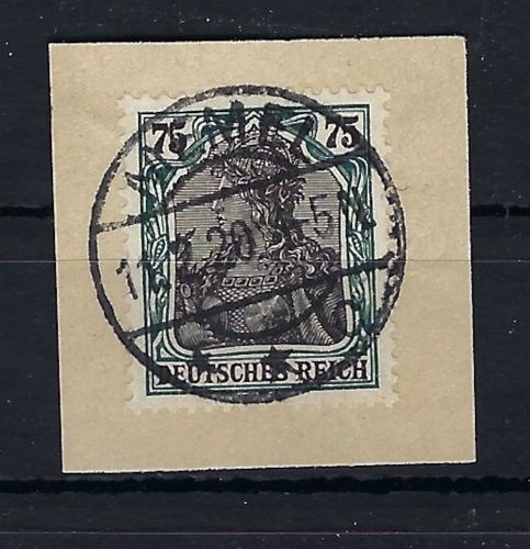 Memelgebiet Vorläufer, Mi V 104 ° auf Briefstück, Luxus (PP