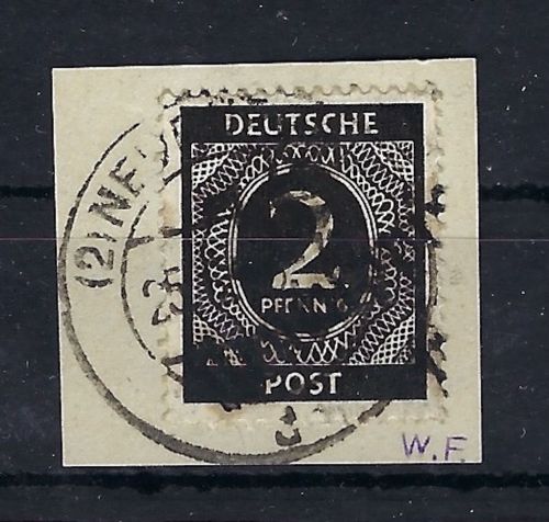 SBZ Handstempel Bezirk 36, Mi Ia° auf Briefstück, gep. Ballschmidt BPP