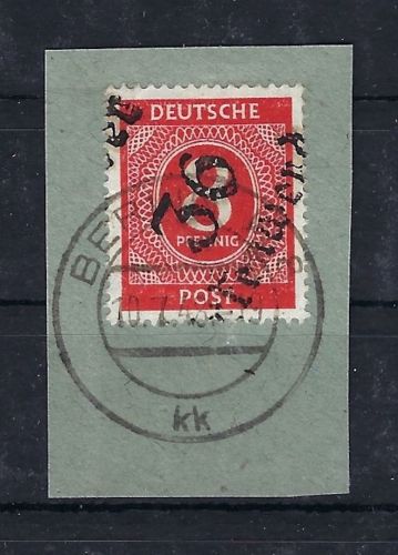 SBZ Handstempel Bezirk 36, Mi Id° auf Briefstück, gep. Ballschmidt BPP