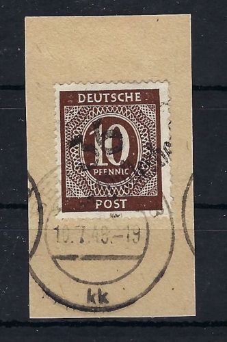 SBZ Handstempel Bezirk 36, Mi Ie° auf Briefstück, gep. Ballschmidt BPP