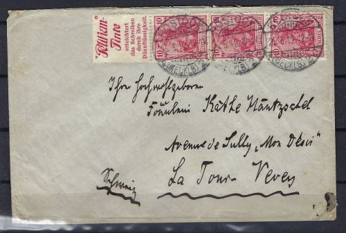 C) DR Germania ZD S 2.27 b, Auslandsbrief, ME 1.600€