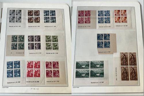 Fr. Zone komplette Sammlung (ohne Konstanz II) postfrisch