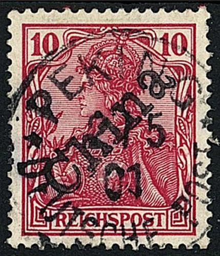 DAP China Handstempelaufdruck Mi 10 °, FA Basel, ME 1.100