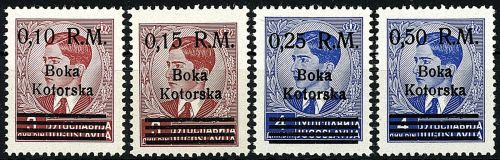 Kotor 1944, Mi 7 - 10 **, ME 240€