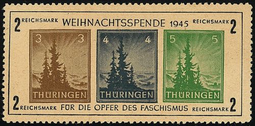 Thüringen, Block 1 x ** einwandfrei, mit FA Dr. Jasch BPP, ME 1.600€