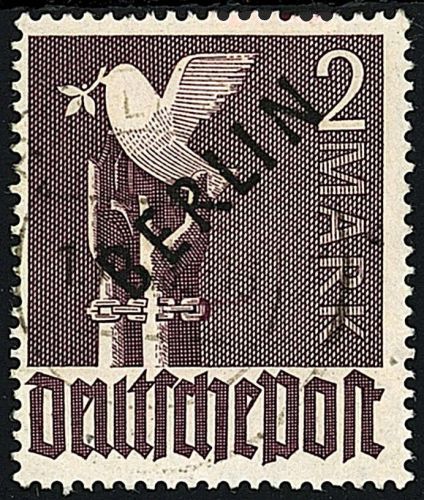 Berlin Mi 18 gestempelt in Luxusqualität gep. Schlegel BPP, ME 500€