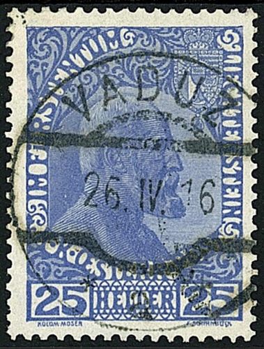 Liechtenstein Mi 3 y b ° mit FA Rupp, einwandfrei, ME 500€