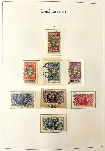 Liechtenstein 1912-2015 **/*/°/Briefe, tolle Sammlung mit 1.120 CHF