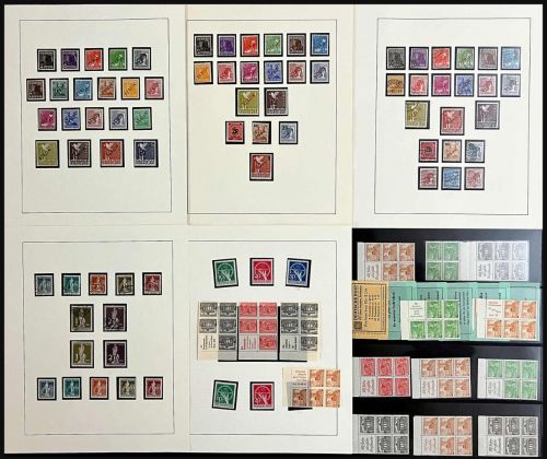 Berlin 1948-90 **/*/Briefe, gepflegte Sammlung in 2 Ringbindern