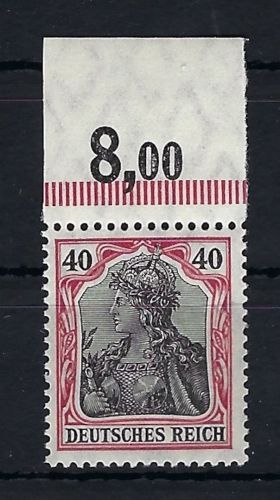 DR Germania Mi 90 I P OR ** gepr. Zenker, einwandfreie Qualität (CC