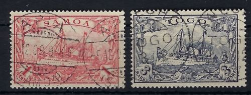 Samoa Mi 16 ° + 18 °, beide Marken gepr. Bothe BPP (CC