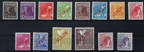 Berlin Mi 21 - 34 ** mit Originalgummierung, in guter Qualität (CC