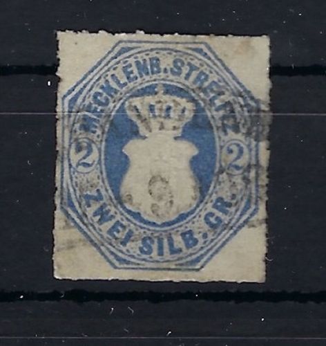 Mecklenburg-Schwerin Mi 5 ° mit Ellipssengmentstempel, ME 1.000€