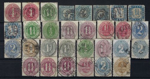 Schleswig-Holstein gest. Zusammenstellung von 30 Werten, ME 2.830€