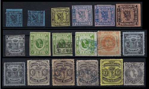Bergedorf / Bremen, Zusammenstellung * / (*) / °, ME 2.772€