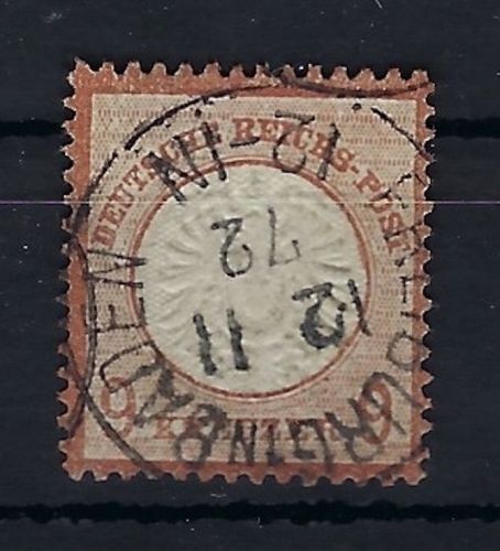 DR Brustschild, i 9 a ° mit Vollstempel, ME 500€, gute Zähnung