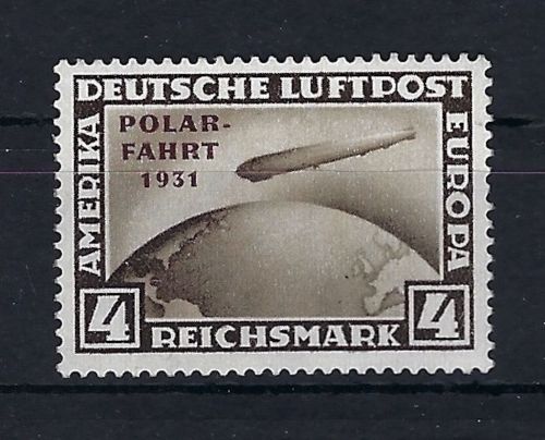 DR Polarfahrt 1931, Mi 458 ** tief geprüft Schlegel BPP, ME 2.300€
