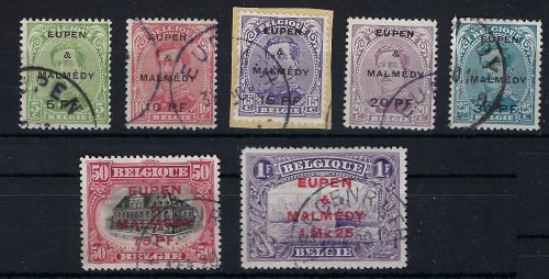 Eupen und Malmedy, Mi 1 - 7 A |