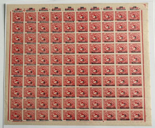 Danzig, Mi 180 ** Schalterbogen, Aufdruck verschoben, einwandfrei