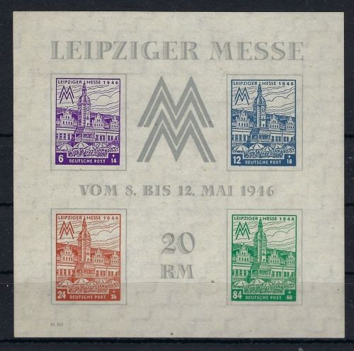 West Sachsen Block 5 Xa **, ME 250€